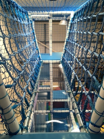 walkway in a soft play system