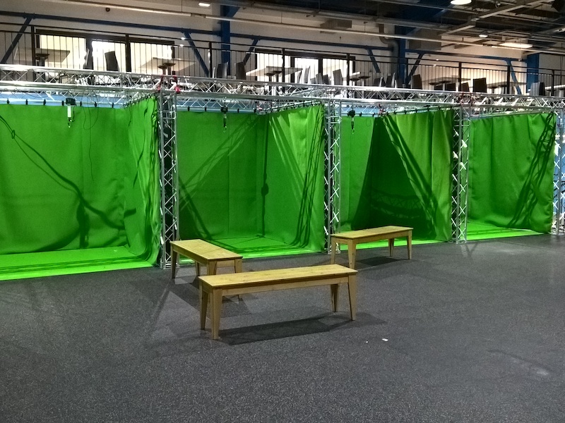 green screen booths for VR