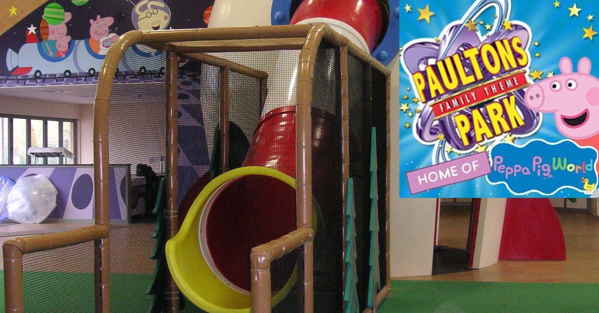 George's Spaceship indoor play zone at Paultons Park's Peppa Pig World