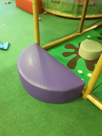 Repair to soft play step at Peppa Pig World by MDS Leisure